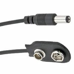 Empire Guitars Voodoo Lab PPBAT Battery Snap To Straight 2.1mm Cable - 18"