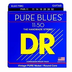 Empire Guitars Accessories DR PHR-11 Pure Blues Heavy Electric Guitar Strings (11-50)