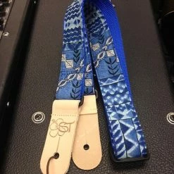 Empire Guitars Sherrin's Threads Ocean Tapa 1.5" Ukulele Strap *Free Shipping In The USA* Accessories