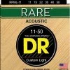 Empire Guitars DR RPML-11 Rare Phosphor Bronze Acoustic Guitar Strings - Medium Light (11-50) Accessories