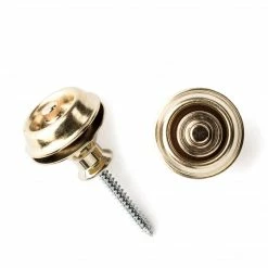 Empire Guitars Dunlop Dual Design Straplok Strap Retainer System - Brass SLS1032BR