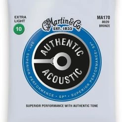 Empire Guitars Martin MA170 SP 80/20 Bronze Authentic Acoustic Guitar Strings Extra Light 10-47