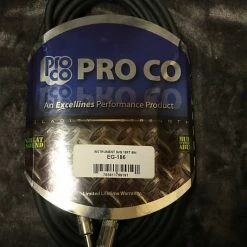 Empire Guitars Accessories Pro Co Instrument Cable Q/Q 18ft 6in EG-186 *Free Shipping In The USA*
