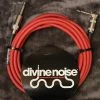 Empire Guitars Accessories Divine Noise 15ft Instrument Cable ST-RA (Straight-Right Angle) Red *Free Shipping In The USA*