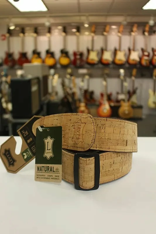 Buy ✨ Empire Guitars Levy's Solid Natural Cork Natural Vegan Guitar Strap MX8-NAT *Free Shipping In The USA* Accessories 🤩 1 Empire Guitars Levy's Solid Natural Cork Natural Vegan Guitar Strap MX8-NAT *Free Shipping In The USA* Accessories