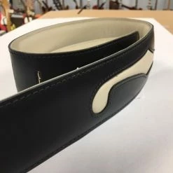 Accessories LM Products F-Hole Black Guitar Strap *Free Shipping In The USA*