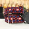 Empire Guitars Souldier Strap Fillmore Red/White/Blue W/ Black Leather Ends *Free Shipping In The USA* Accessories