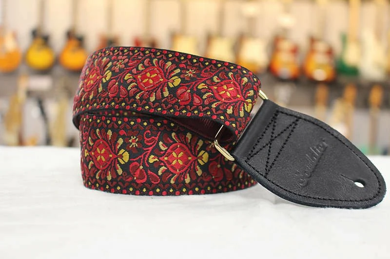 Cheapest ๐คฉ Empire Guitars Souldier Hendrix Maroon Guitar Strap With Black Leather Ends Gold Hardware*Free Shipping In The USA* Accessories โ 2 Empire Guitars Souldier Hendrix Maroon Guitar Strap With Black Leather Ends Gold Hardware*Free Shipping In The USA* Accessories