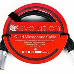 Empire Guitars Accessories Pro Co Evolution EVLMCN-3 3 Ft Mic Cable *Free Shipping In The USA*