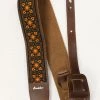 Empire Guitars Souldier Fillmore Brown & Orange Torpedo Guitar Strap *Free Shipping In The US*