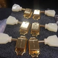 Accessories Kluson Deluxe KD-3-GPK 3-per-side Gold Tuning Keys