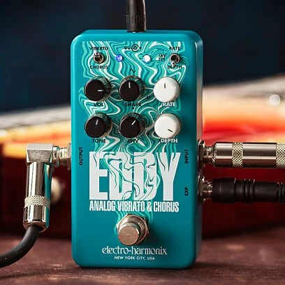 Flash Sale ๐ Electro-Harmonix Eddy Analog Vibrato/Chorus *Free Shipping In The USA* Effects ๐ฏ 2 Electro-Harmonix Eddy Analog Vibrato/Chorus *Free Shipping In The USA* Effects