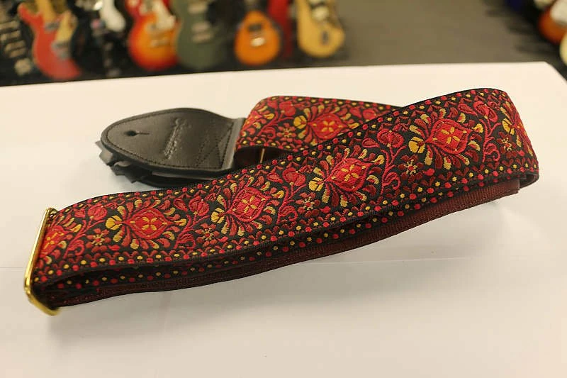 Cheapest ๐คฉ Empire Guitars Souldier Hendrix Maroon Guitar Strap With Black Leather Ends Gold Hardware*Free Shipping In The USA* Accessories โ 1 Empire Guitars Souldier Hendrix Maroon Guitar Strap With Black Leather Ends Gold Hardware*Free Shipping In The USA* Accessories