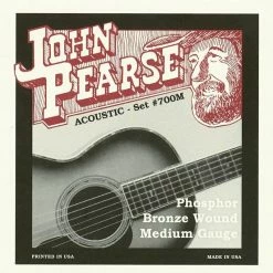Empire Guitars John Pearse Strings Phosphor Bronze 13-56 Medium Gauge JP700M Accessories