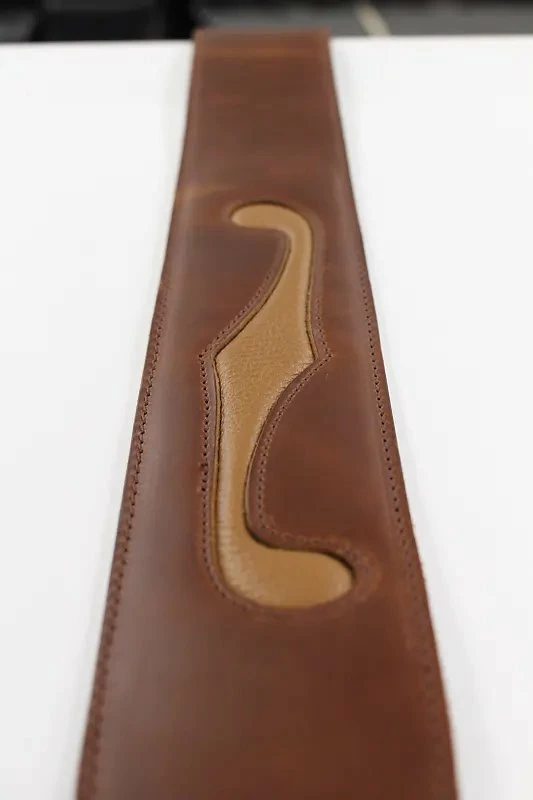 Outlet ⭐ LM Products LM Leather Guitar Strap F Hole Suede Brown *Free Shipping In The USA* ⌛ 2 LM Products LM Leather Guitar Strap F Hole Suede Brown *Free Shipping In The USA*