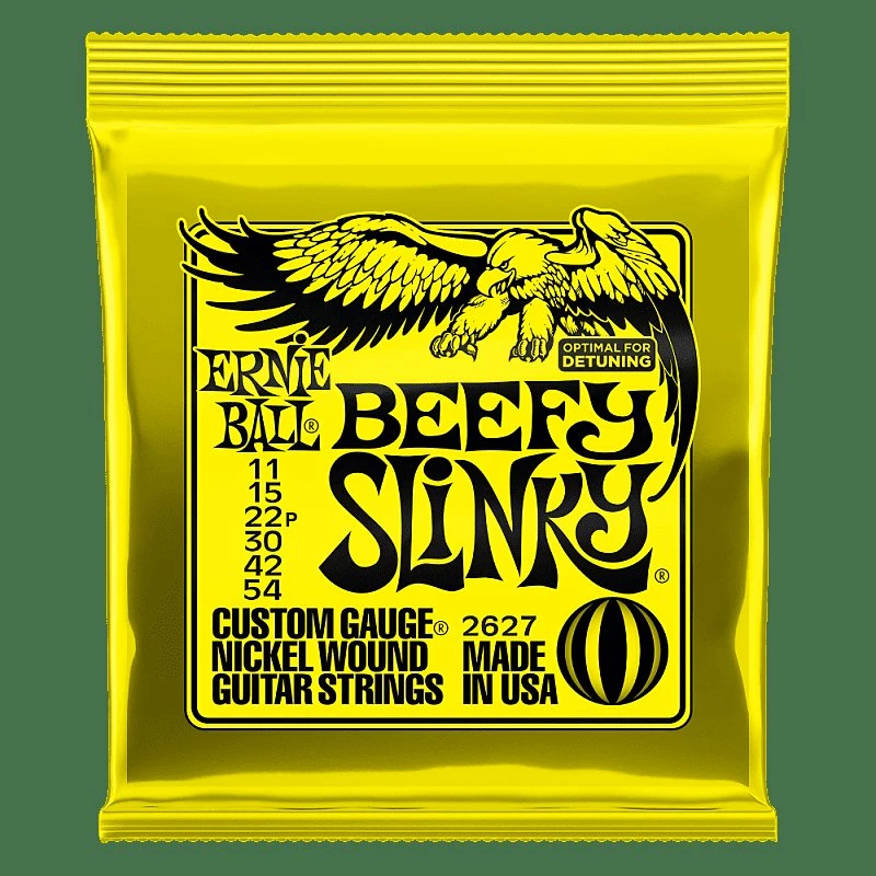 Flash Sale 🛒 Empire Guitars Ernie Ball 2627 Beefy Slinky Nickel Wound Drop Tuning Electric Guitar Strings, .011 - .054 ❤️ 1 Empire Guitars Ernie Ball 2627 Beefy Slinky Nickel Wound Drop Tuning Electric Guitar Strings, .011 - .054