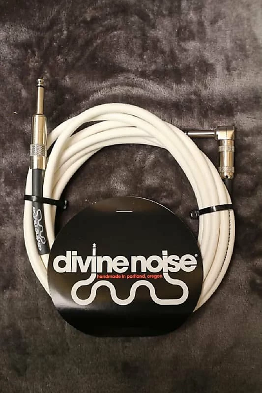 Flash Sale ๐ Empire Guitars Divine Noise 15ft Instrument Cable ST-RA (Straight-Right Angle) White *Free Shipping* Accessories ๐ 1 Empire Guitars Divine Noise 15ft Instrument Cable ST-RA (Straight-Right Angle) White *Free Shipping* Accessories