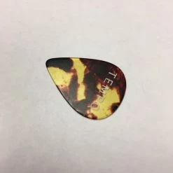 Empire Guitars Accessories Tempo Individual Guitar Pick / Mandolin Pick - Rare - Cool Tortoiseshell Coloring Used