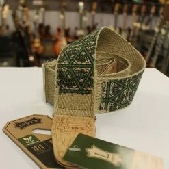 Empire Guitars Accessories Levy's Illuminati Hemp Natural Vegan Guitar Strap W/ Cork Ends MH8P-005 *Free Shipping In The USA*