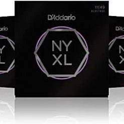 Empire Guitars D'Addario NYXL1149 Nickel Wound Electric Guitar Strings, Medium Gauge-3 Packs *Free Shipping In The USA*