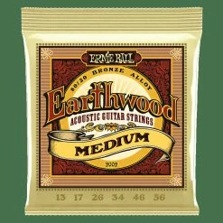Empire Guitars Accessories Ernie Ball Earthwood Medium 80/20 Bronze Acoustic Strings (.013 - .056) PO2002