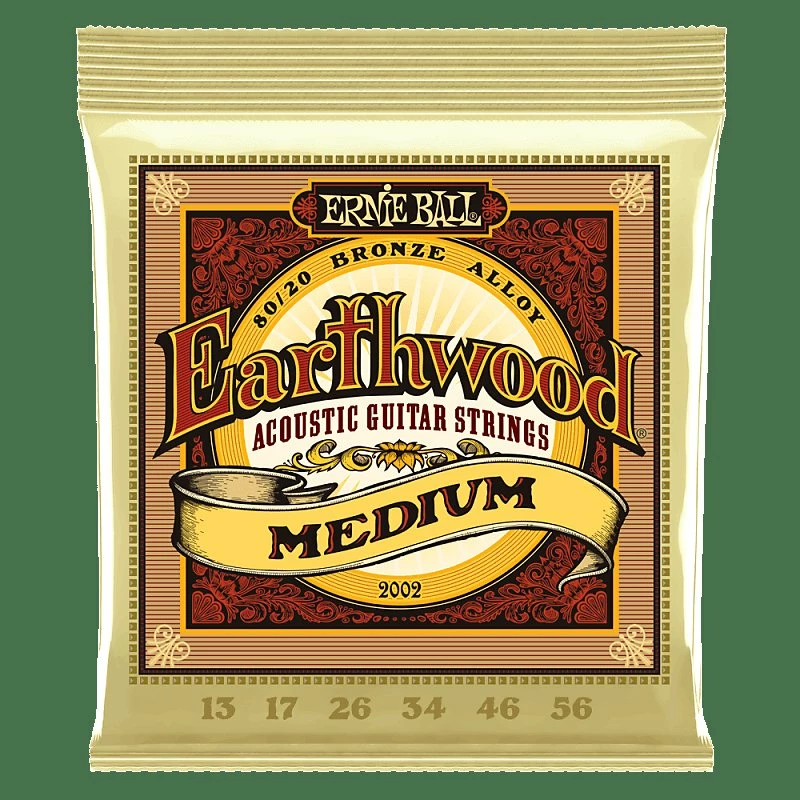 Outlet 👏 Empire Guitars Accessories Ernie Ball Earthwood Medium 80/20 Bronze Acoustic Strings (.013 - .056) PO2002 🛒 1 Empire Guitars Accessories Ernie Ball Earthwood Medium 80/20 Bronze Acoustic Strings (.013 - .056) PO2002