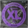 Empire Guitars D'Addario ECG24 XL Chromes Flatwound Electric Guitar Strings, Jazz Light Gauge Standard