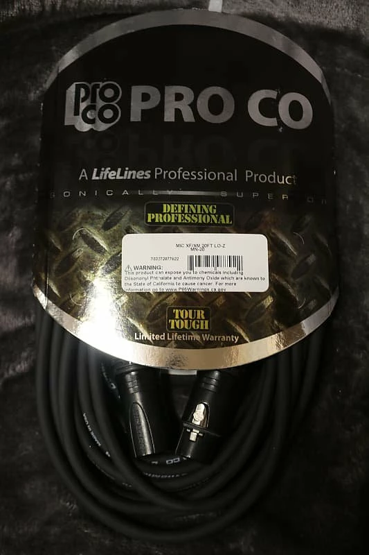 Flash Sale π Empire Guitars Pro Co Mic XF/XM 205t LO-Z MN-20 Cable *Free Shipping In The USA* Accessories π 1 Empire Guitars Pro Co Mic XF/XM 205t LO-Z MN-20 Cable *Free Shipping In The USA* Accessories