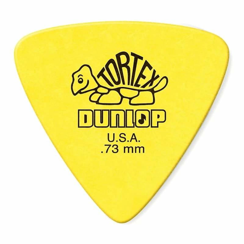Promo π Empire Guitars Dunlop Tortex Triangle Picks 0.73mm, 6 Pack- 431P.73 Yellow π 1 Empire Guitars Dunlop Tortex Triangle Picks 0.73mm, 6 Pack- 431P.73 Yellow