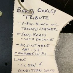 Empire Guitars Accessories Cheesecake Leather Berry Oakley Tribute Guitar Strap