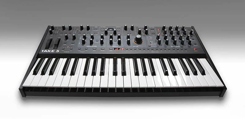 Promo 💯 Empire Guitars Keys Sequential Circuits Take 5 Compact Polyphonic Synth *Free Shipping In The US* 🎁 1 Empire Guitars Keys Sequential Circuits Take 5 Compact Polyphonic Synth *Free Shipping In The US*