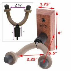 Empire Guitars String Swing Wall Mount Hardwood Home And Studio Guitar Hanger CC01 Accessories
