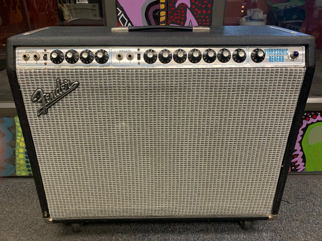 Coupon ๐ Empire Guitars 1973 Fender VibroSonic 1X15" Combo Amp Used ๐ 1 Empire Guitars 1973 Fender VibroSonic 1X15" Combo Amp Used