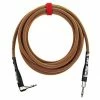 Empire Guitars Rattlesnake 15' Straight To Angled Copper Instrument Cable *Free Shipping In The USA*