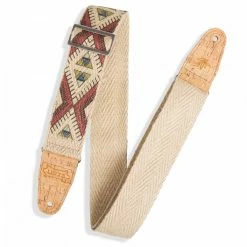 Levy's Diamond Tribal Hemp Natural, Multi 2 – MH8P-002 Guitar Strap *Free Shipping In The USA* Accessories