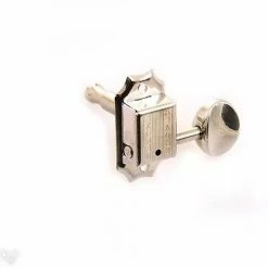 Empire Guitars Accessories Grover 133N Deluxe Guitar Machine Heads, Vintage, Nickel, 3 Per Side, Package Of 6