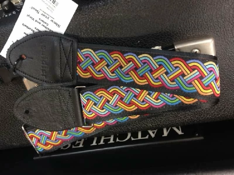 Coupon 🧨 Empire Guitars Souldier Celtic Knot Rainbow Guitar Strap With Black Leather Ends *Free Shipping In The USA* Accessories 😀 2 Empire Guitars Souldier Celtic Knot Rainbow Guitar Strap With Black Leather Ends *Free Shipping In The USA* Accessories