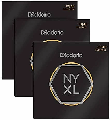 Promo โญ Empire Guitars D'Addario NYXL1046 Nickel Wound Electric Guitar Strings(10-46)-3 Packs *Free Shipping In The USA* ๐ 1 Empire Guitars D'Addario NYXL1046 Nickel Wound Electric Guitar Strings(10-46)-3 Packs *Free Shipping In The USA*