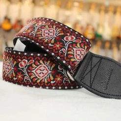Empire Guitars Accessories Souldier Hendrix Red/Black Guitar Strap *Free Shipping In The USA*