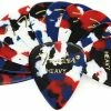 Empire Guitars Accessories Fender 351 Picks Confetti, Medium Gauge- 12 Pack
