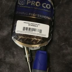 Empire Guitars Pro Co Speaker Cable S14NQ 14 AWG N/Q 3FT *Free Shipping In The USA* Accessories