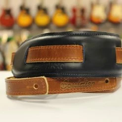 Empire Guitars Souldier Rust On Navy Blue Plain Saddle Guitar Strap *Free Shipping In The USA*
