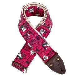 Empire Guitars Original Fuzz Silkscreen Guitar Strap In "Ron Gallo" *Free Shipping In The USA* Accessories
