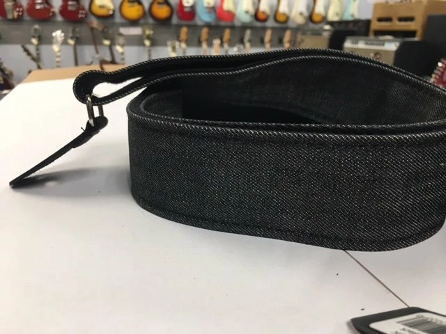 Outlet ๐ LM Products D-1 Black Denim Guitar Strap *Free Shipping In The USA* โจ 1 LM Products D-1 Black Denim Guitar Strap *Free Shipping In The USA*