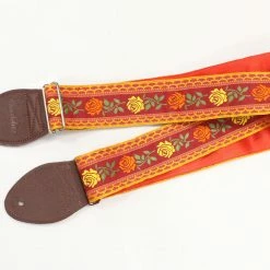 Empire Guitars Accessories Souldier Custom Guitar Strap Tuscan Rose *Free Shipping In The USA*