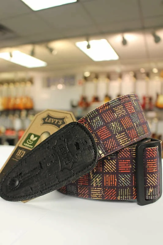 Buy ⌛ Empire Guitars Levy's Orleans Cork Black, Red, Navy, Gold Vegan Guitar Strap MX8-004 *Free Shipping In The USA* Accessories ❤️ 1 Empire Guitars Levy's Orleans Cork Black, Red, Navy, Gold Vegan Guitar Strap MX8-004 *Free Shipping In The USA* Accessories