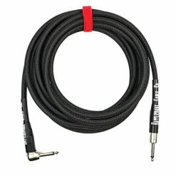 Empire Guitars Accessories Rattlesnake 20' Black Strait To Angle Black Instrument Cable *Free Shipping In The USA*