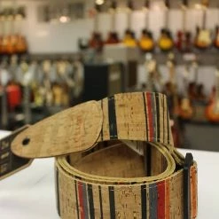 Empire Guitars Levy's Nantucket Cork White, Blue, Red, Yellow Vegan Guitar Strap MX8-003 *Free Shipping In The USA* Accessories