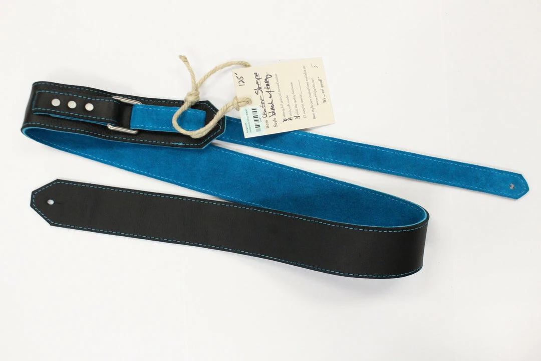 Top 10 ๐ฅ Awlgoods Handcrafted Leather Guitar Strap Black/Turqoise Accessories ๐ 1 Awlgoods Handcrafted Leather Guitar Strap Black/Turqoise Accessories