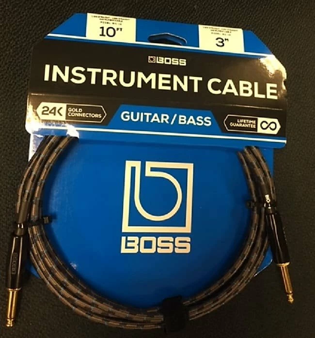 Cheap ๐ Accessories Boss BIC-10 1/4" TS Instrument Cable - 10' *Free Shipping In The USA* ๐ 1 Accessories Boss BIC-10 1/4" TS Instrument Cable - 10' *Free Shipping In The USA*